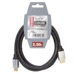 HIGH SPEED HDMI WITH ETHERNET HDMI PLUG TO HDMI PLUG / STANDARD / 2.5 / M-M
