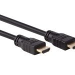 HIGH SPEED HDMI WITH ETHERNET HDMI PLUG TO HDMI PLUG - BLACK / BASIC / 0.75 / M-M