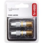 PAIR OF COAX JACKS / PROFESSIONAL