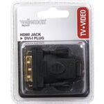 HDMI JACK TO DVI-I PLUG - Digital and Analogic Dual Link / PROFESSIONAL / F-M
