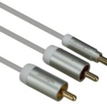3.5 mm STEREO MALE to RCA MALEx2 CABLE - 1.5 m