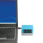 USB 2.0 HUB / 4 PORTS + DIGITAL CLOCK AND MOOD LIGHT