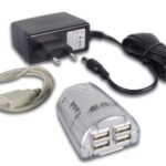 USB HUB 1 USB B 4 USB +1m .