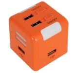 USB 2.0 HUB / 4 PORTS / 1 MIC INPUT / 1 HEADPHONES OUTPUT