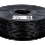 3 mm (1/8") PLA FILAMENT - BLACK - 1 kg / 2.2 lb