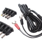 POWER CORD (1.8m) WITH 8 DETACHABLE DC PLUG AND FORK CONNECTIONS