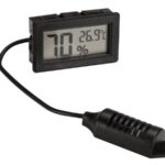 DIGITAL THERMOMETER & HYGROMETER FOR PANEL MOUNTING
