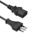 POWER SUPPLY PLUG ITALIAN BLACK