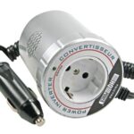 MODIFIED SINE WAVE POWER INVERTER 75W 12VDC IN / 230VAC OUT - GERMAN PLUG TYPE - AUTO-RESTART - CAN-SHAPED