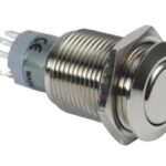 ROUND METAL SWITCH SPDT 1NO 1NC