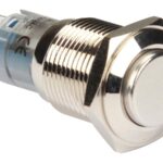 HIGH ROUND METAL SWITCH SPDT 1NO 1NC