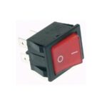 ILLUMINATED RED SWITCH 2P/ON-OFF 15A-250V