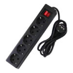 5-WAY SOCKET-OUTLET WITH SWITCH