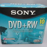 DVD-R 4.7GB 1-4x REWRITABLE 10pcs.