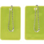 HANG TAGS - RECTANGLE YELLOW / WHITE (2 pcs)