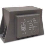 SIDE TAG TRANSFORMER 25VA 2 x 9V / 2 x 1.389A (10709 / EI66/23)