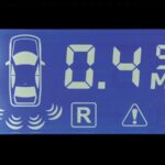 PARKING SENSOR SYSTEM WITH LCD DISPLAY AND 4 SENSORS