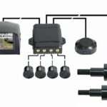 PARKING SENSOR SYSTEM WITH CAMERA, MONITOR, BUZZER AND 4 SENSORS