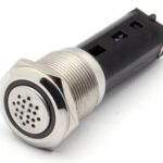STAINLESS STEEL BUZZER FOR RECESSED MOUNTING - 19mm