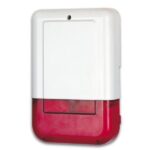 OUTDOOR SIREN WITH STROBE FOR CONCEALED INSTALLATION - WITH BACKUP BATTERY