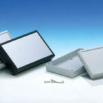 TENCLOS 145x85x25mm BLACK ABS HAND HELD ENCLOSURE WITH BLACK BOTTOM