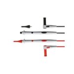 SAFETY TEST LEADS 100cm - REPLACABLE TIPS