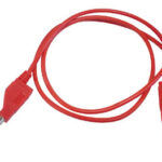 TEST LEADS (MOULDED BANANA PLUG 4mm) / RED