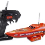 RADIO-CONTROLLED MINI SPEEDBOAT - ORANGE