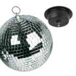 SET WITH MIRROR BALL (20cm). CHAIN AND MOTOR