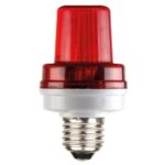 MINI STROBE LAMP RED. 3.5W. E27 SOCKET