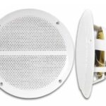 DUAL 6.5 WATER-RESISTANT CONE SPEAKER SET WITH GRIDS100W/8