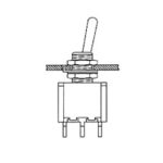 T812 3-WAY SWITCH 1P ON-ON-ON
