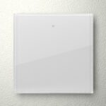 VELBUS 1 TOUCH BUTTON WHITE GLASS