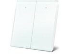 VELBUS 2 TOUCH BUTTON WHITE GLASS - Image 3