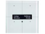 VELBUS O-LED TOUCH PANEL WHITE GLASS - Image 3