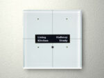 VELBUS O-LED TOUCH PANEL WHITE GLASS