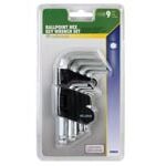 BALLPOINT HEX KEY WRENCH SET - 9 pcs