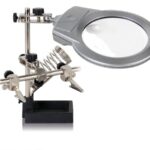 HELPING HAND MAGNIFIER LED LIGHT WITH SOLDERING STAND
