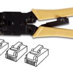 PROFESSIONAL CRIMPING TOOL FOR MODULAR CONNECTORS 4P4C. 6P4C. 8P6C (RJ11. RJ12. RJ45)