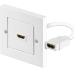 WALL PLAQUE WITH ONE HDMI SOCKET