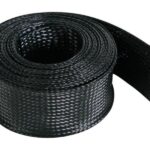 CABLE SLEEVE - FLEXIBLE - 55 MM x 5M - BLACK