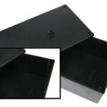 PLASTIC BOX ABS 200x110x65mm BLACK