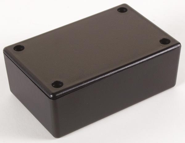 wcah2855 PLASTIC BOX - BLACK 85 x 55 x 30mm - Image 1
