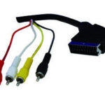 SCART CABLE TO 4xRCA 5m