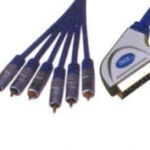 SCART CABLE TO 6xRCA 5m