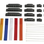 Clutter-Free Cable Organization - 31-piece Cable Tie Set, Ideal for PC, Hi-Fi, TV