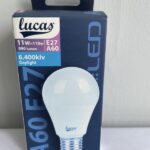 ΛΑΜΠΑ LUCAS LED A60 E27 11w ΨΥΧΡΟ (6400Κ)