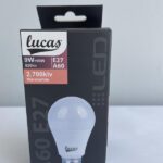 ΛΑΜΠΑ LUCAS LED A60 E27  9W  ΘΕΡΜΟ ΛΕΥΚΟ (2700Κ)