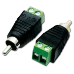 CV-2083 RCA CONNECTOR ΑΡΣΕΝΙΚΟ ΣΕ ΚΛΕΜΑ