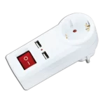 SP-01S-USB ΑΠΟ ΣΟΥΚΟ ΣΕ ΣΟΥΚΟ ΜΕ ΔΙΑΚΟΠΤΗ ΚΑΙ 2 USB